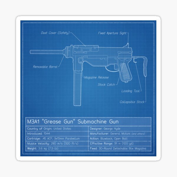 Marine Engineering Stickers Redbubble - d day grease gun roblox