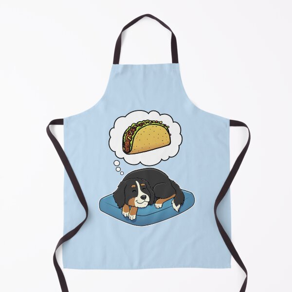 Artikelvorschau, Bernese Mountain Dog dreaming about Tacos entworfen und verkauft von DoggieDelights.