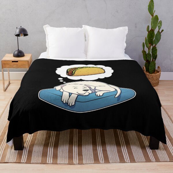 Item preview, Dogo Argentino soñando con Tacos designed and sold by DoggieDelights.