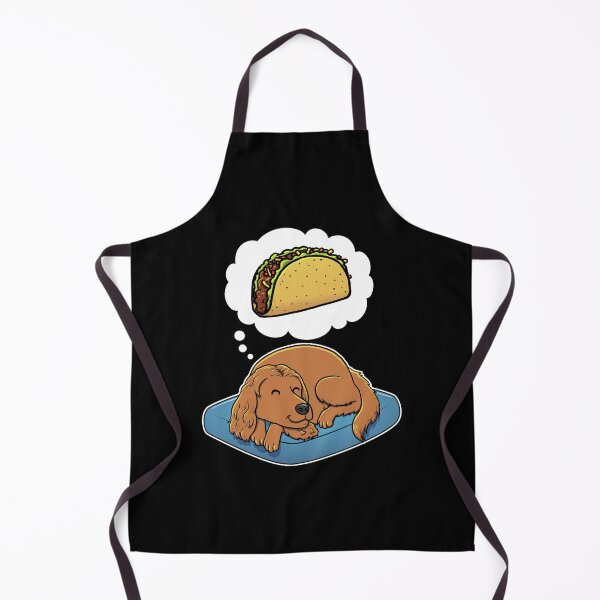 Item preview, English Cocker Spaniel dreaming about Tacos designed and sold by DoggieDelights.