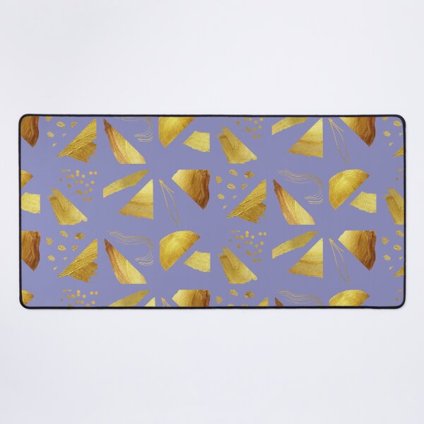 Item preview, Golden geometric triangle pattern with lilac background. designed and sold by CreativeStrand.