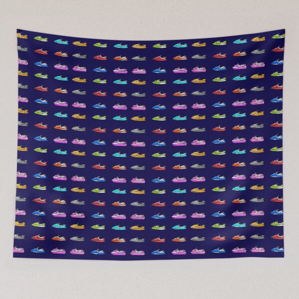 Item preview, Jet Ski Red Blue Green Yellow Lake designed and sold by ChristinasMess.