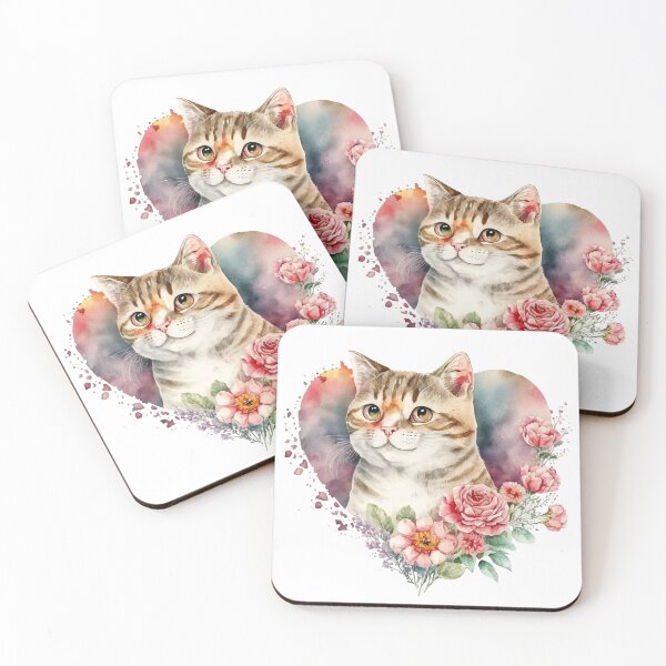 Item preview, Cute Valentine Cat #2 designed and sold by quicksilversun.