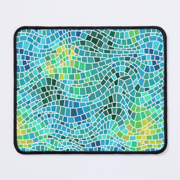 Item preview, Pool wavy mosaic designed and sold by Muxune.