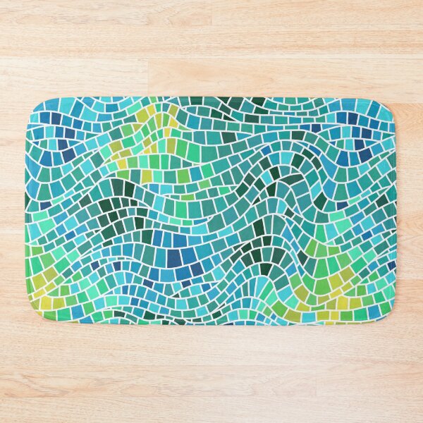 Item preview, Pool wavy mosaic designed and sold by Muxune.
