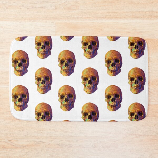 Item preview, Textured Red and Blue Skull Art designed and sold by WildArtDesigns.
