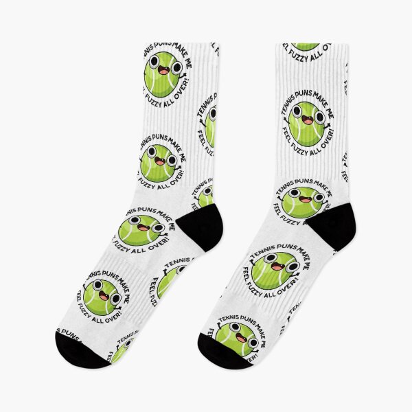 Item preview, Tennis Puns Make Me Feel Fuzzy All Over Funny Sport Puns  designed and sold by punnybone.