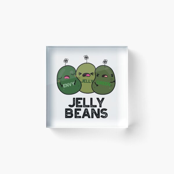 Item preview, Jelly Beans Funny Jealous Candy Puns  designed and sold by punnybone.