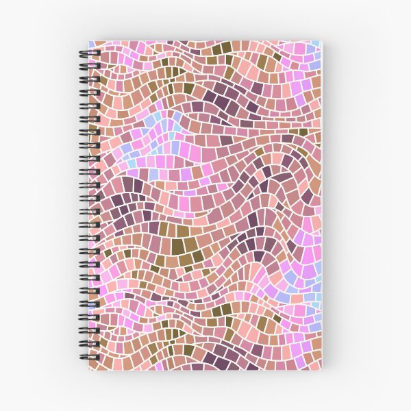 Aperçu de l'œuvre Mosaïque ondulée pastel lilas créée et vendue par Muxune.