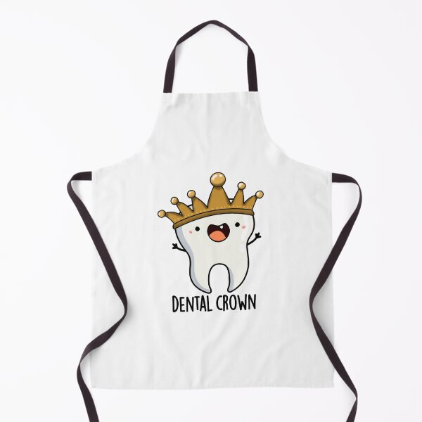 Item preview, Dental Crown Funny Tooth Puns designed and sold by punnybone.