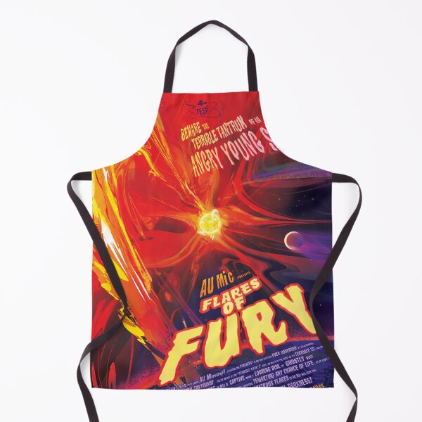 Item preview, FLARES OF FURY NASA Galaxy of Horrors Halloween Poster Series designed and sold by retroposters.