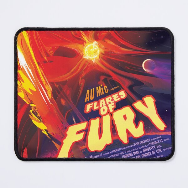 Item preview, FLARES OF FURY NASA Galaxy of Horrors Halloween Poster Series designed and sold by retroposters.