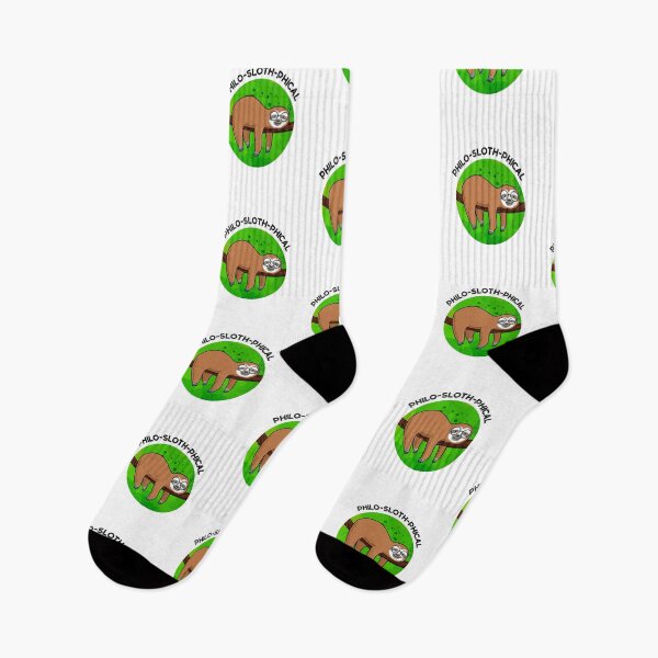 Item preview, Philo-sloth-phical Funny Sloth Puns  designed and sold by punnybone.