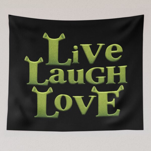 Item preview, shrek - live laugh love designed and sold by zoemeunierii10.