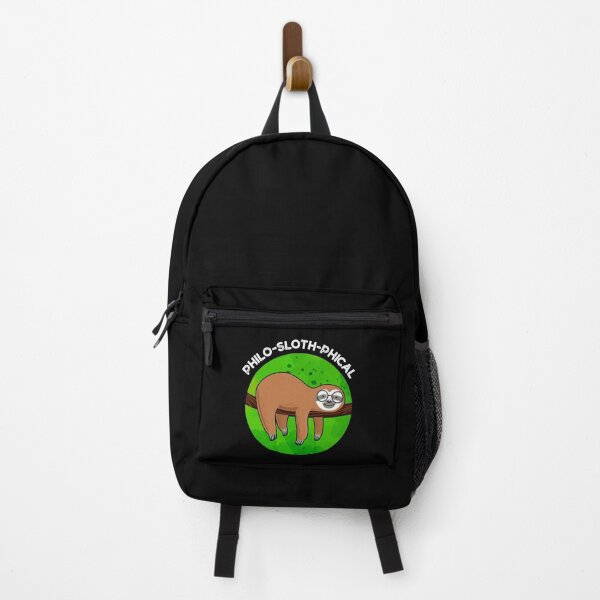 Item preview, Philo-sloth-phical Funny Sloth Puns (Dark BG) designed and sold by punnybone.