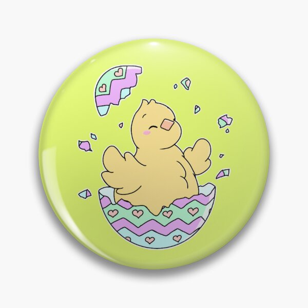 Item preview, Chick Bursting out of an Easter egg designed and sold by Olivia Bussiere.