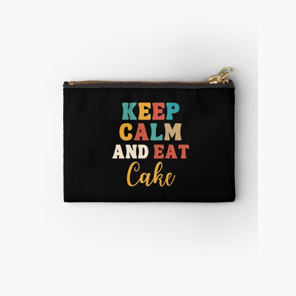 Item preview, Keep Calm and Eat Cake | Funny Gift for Men Women on Christmas Mother's Day Birthday designed and sold by JooArtPrints  ★★★★★.