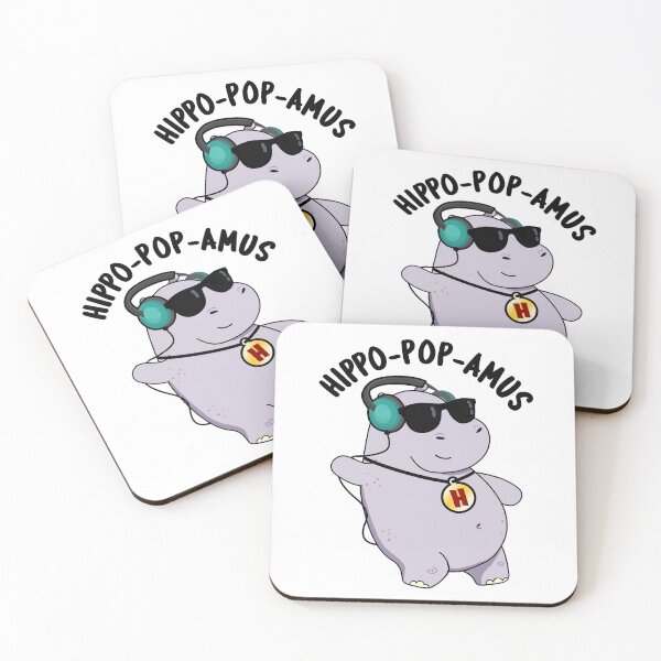 Artikelvorschau, Hippo-pop-amus Lustige Nilpferd-Wortspiele entworfen und verkauft von punnybone.