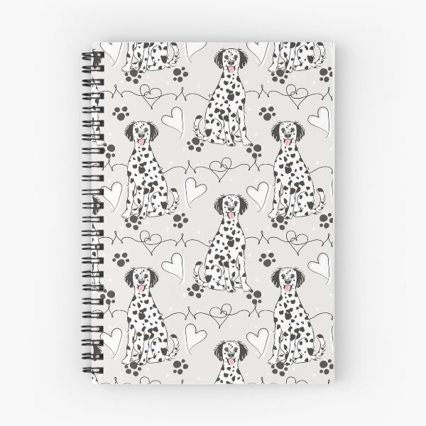 Item preview, LOVE Long Haired Dalmatian - Black and White 1 designed and sold by Lulupainting.