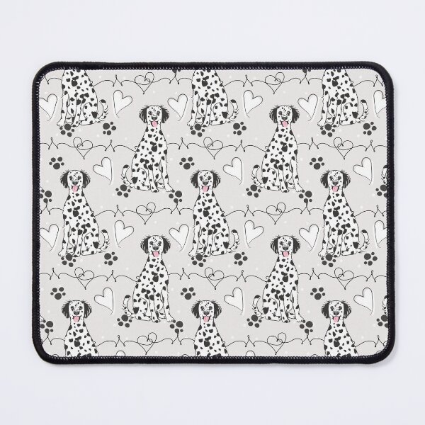 Item preview, LOVE Long Haired Dalmatian - Black and White 1 designed and sold by Lulupainting.