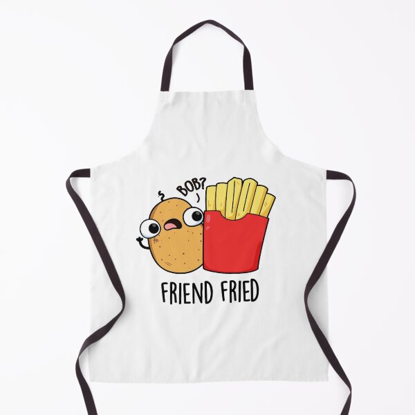 Item preview, Friend Fried Funny Fries Puns   designed and sold by punnybone.