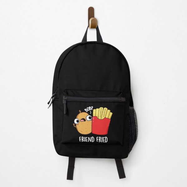 Item preview, Friend Fried Funny Fries Puns (Dark BG) designed and sold by punnybone.