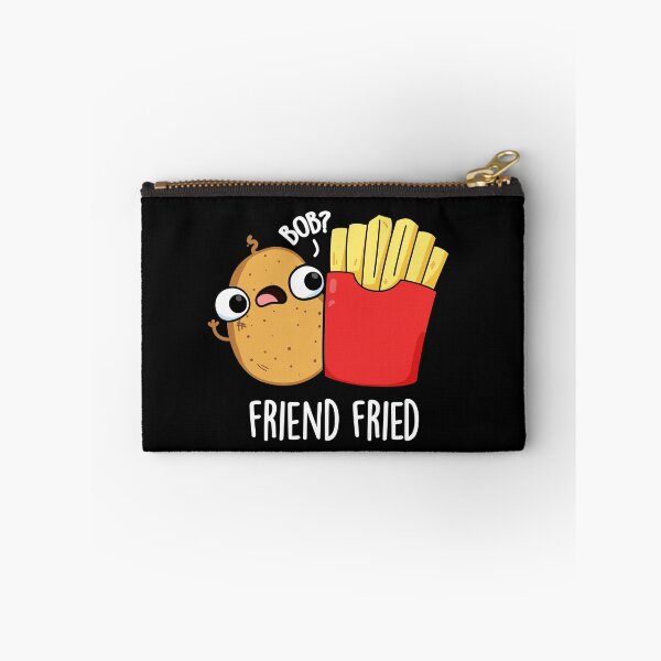 Item preview, Friend Fried Funny Fries Puns (Dark BG) designed and sold by punnybone.