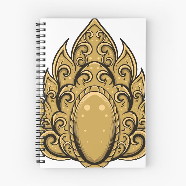 Item preview, golden symmetrical ornament carving design designed and sold by satriyanto.