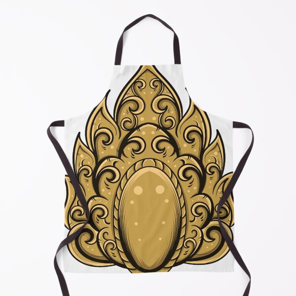 Item preview, golden symmetrical ornament carving design designed and sold by satriyanto.