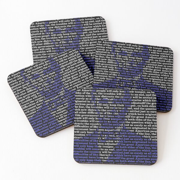 Item preview, Abraham Lincoln Word Portrait designed and sold by royalblewitup.