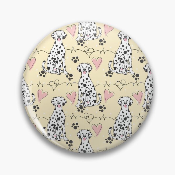 Item preview, LOVE Long Haired Dalmatian - Black and White 2 designed and sold by Lulupainting.