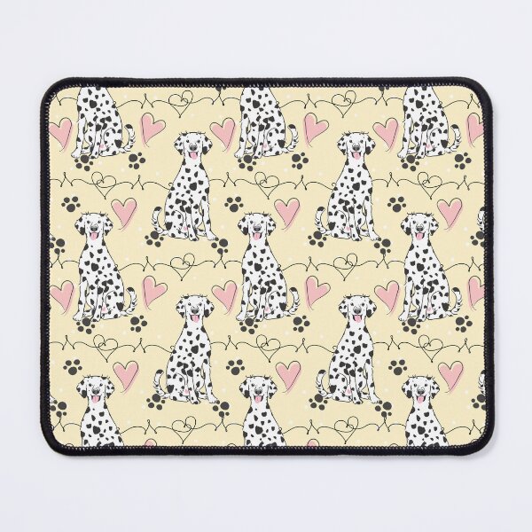 Item preview, LOVE Long Haired Dalmatian - Black and White 2 designed and sold by Lulupainting.