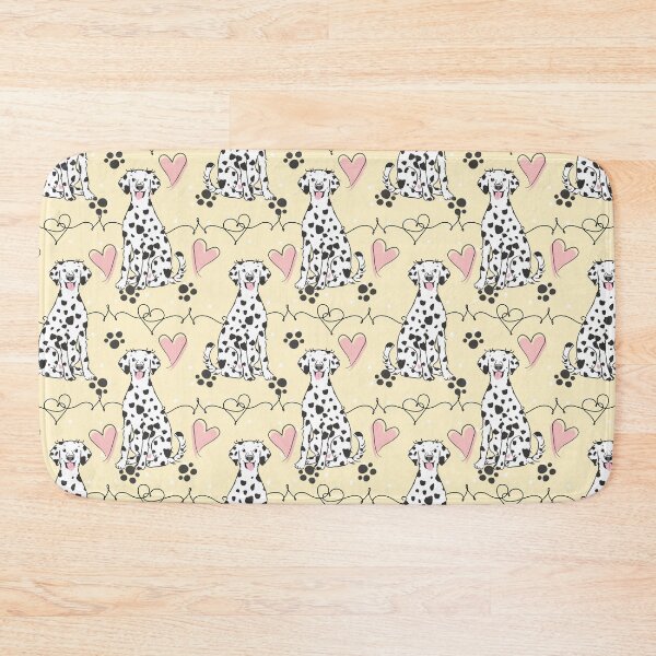 Item preview, LOVE Long Haired Dalmatian - Black and White 2 designed and sold by Lulupainting.