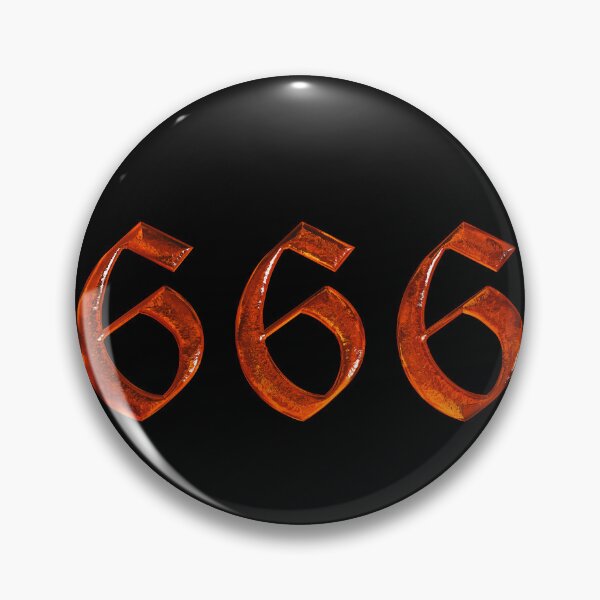 Item preview, 666 | Satanic Aesthetic | 3D Chrome Typography designed and sold by ProdbyNiECO.
