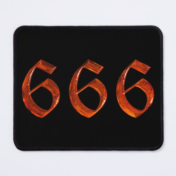 Item preview, 666 | Satanic Aesthetic | 3D Chrome Typography designed and sold by ProdbyNiECO.
