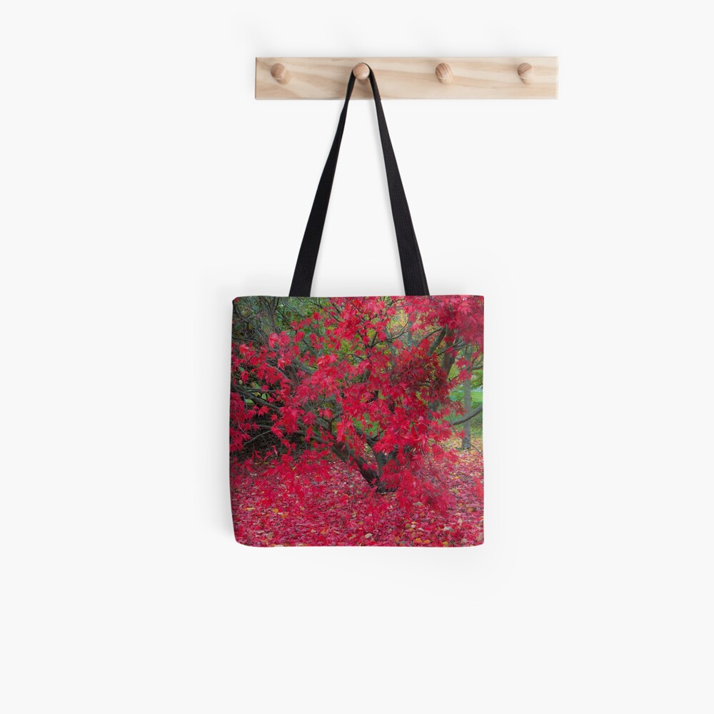 Red Fall Tote Bag