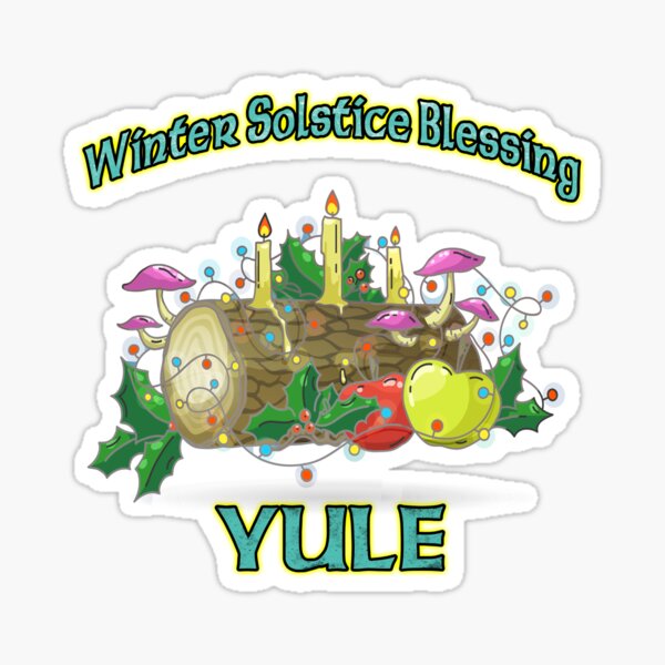 Item preview, Winter Solstice Yule Log Candles Grunge Distressed Blue designed and sold by funnytshirtemp.
