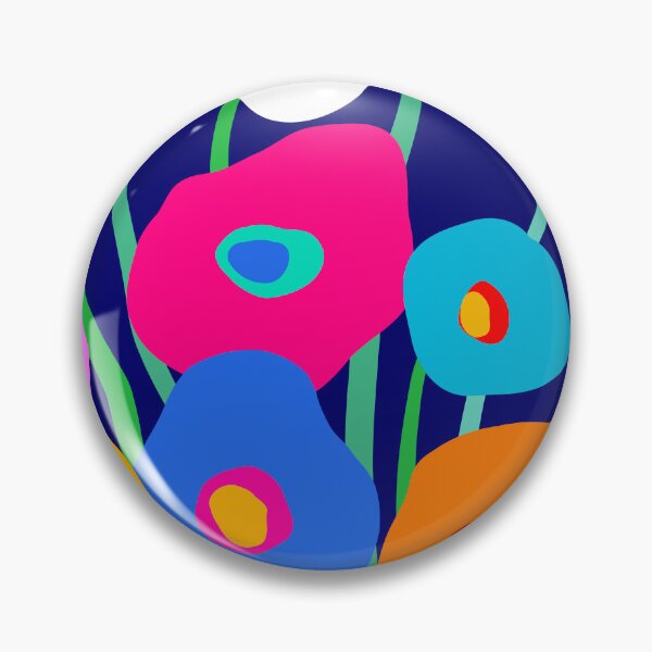 Item preview, Happy and Bright flower bouquet on blue designed and sold by Dominiquevari.