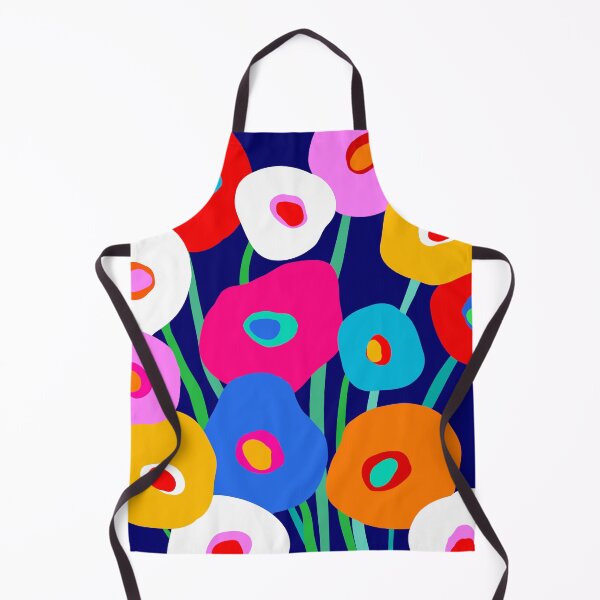 Item preview, Happy and Bright flower bouquet on blue designed and sold by Dominiquevari.