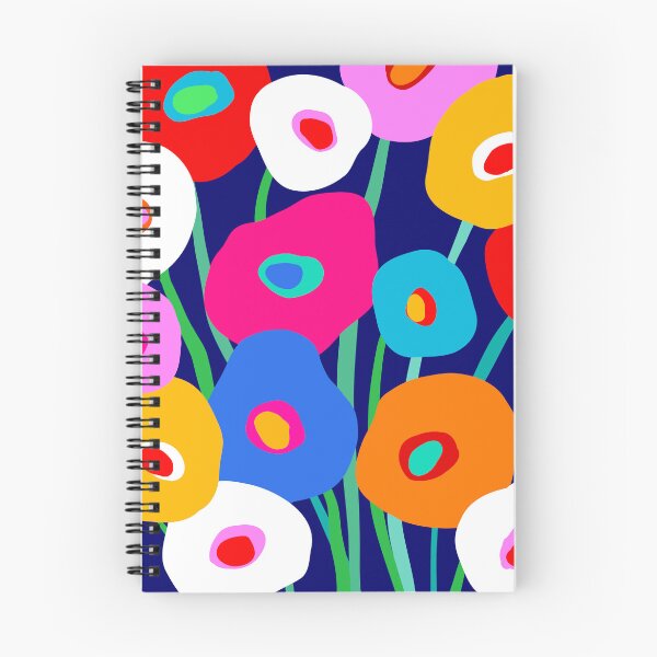 Item preview, Happy and Bright flower bouquet on blue designed and sold by Dominiquevari.