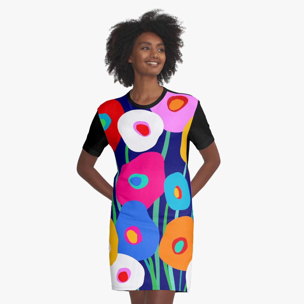 Item preview, Graphic T-Shirt Dress designed and sold by Dominiquevari.