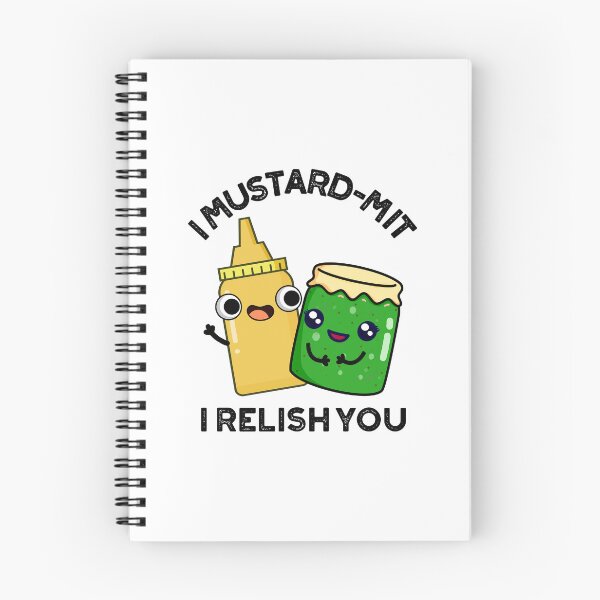Item preview, I Mustard-mit I Relish You Funny Condiment Puns  designed and sold by punnybone.