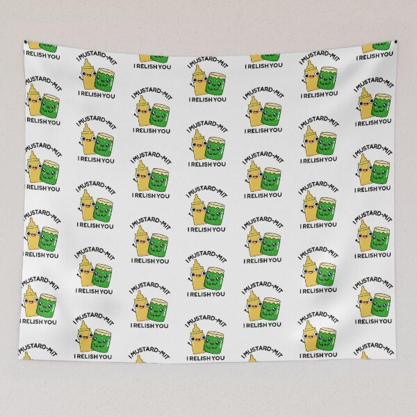 Item preview, I Mustard-mit I Relish You Funny Condiment Puns  designed and sold by punnybone.