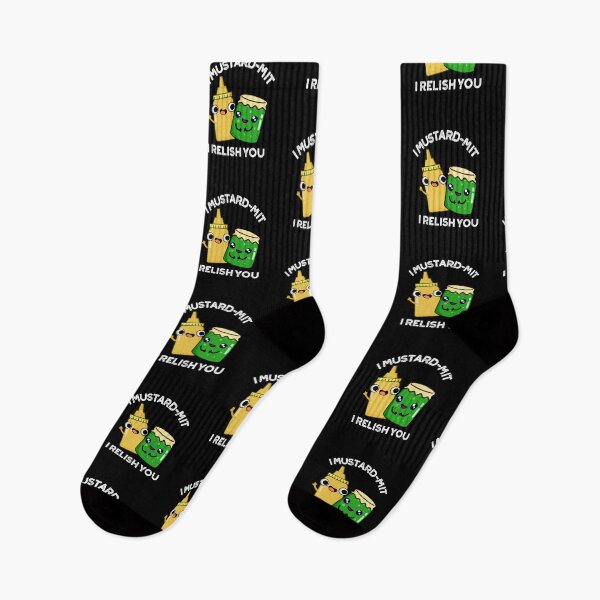 Item preview, I Mustard-mit I Relish You Funny Condiment Puns (Dark BG) designed and sold by punnybone.