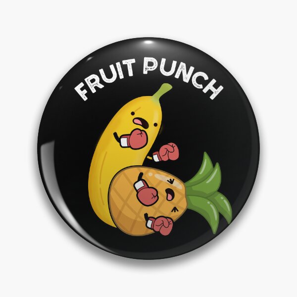 Item preview, Fruit Punch Funny Drink Puns (Dark BG) designed and sold by punnybone.