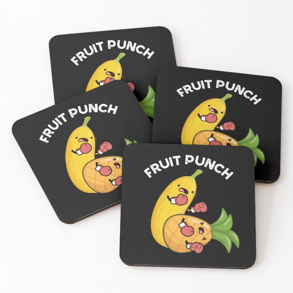 Item preview, Fruit Punch Funny Drink Puns (Dark BG) designed and sold by punnybone.