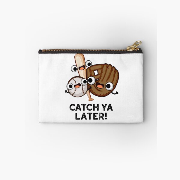 Item preview, Catch Ya Later Funny Baseball Puns  designed and sold by punnybone.