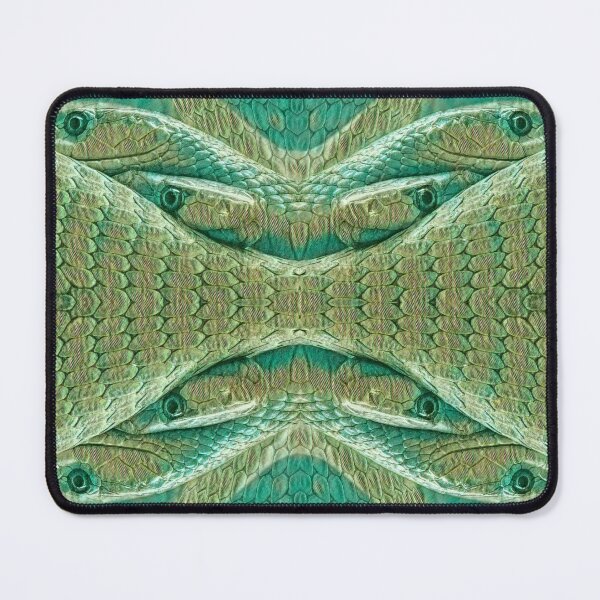 Item preview, Snake Love Sahmaran Love of Shahmaran Woven Teal Green designed and sold by SpiritGifts.
