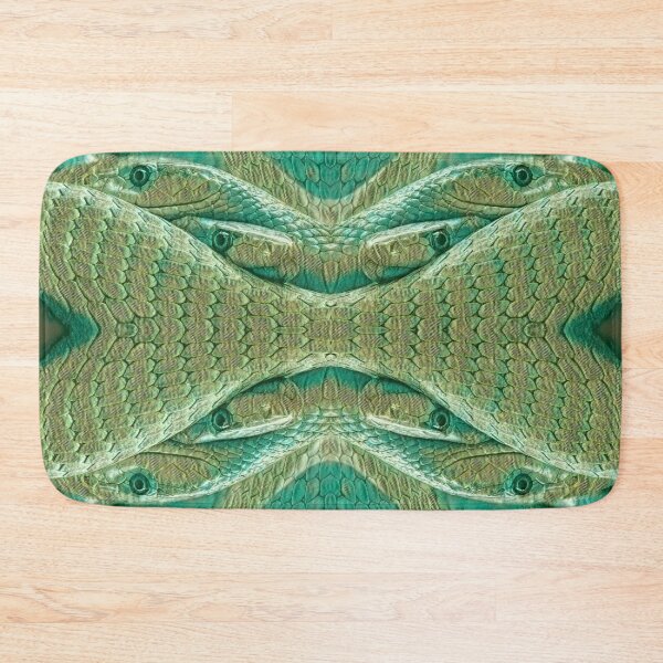 Item preview, Snake Love Sahmaran Love of Shahmaran Woven Teal Green designed and sold by SpiritGifts.