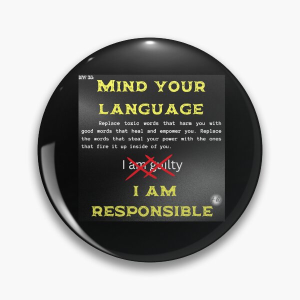 Item preview, Day 30 of the year: Mind your language designed and sold by BuddyBoots.